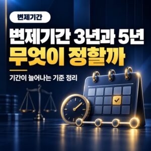 개인회생 변제기간 3년과 5년 | 기간이 정해지는 기준